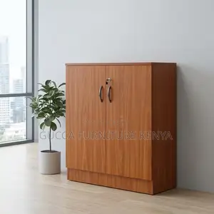 2-door Credenza Filling Wooden Office Cabinet