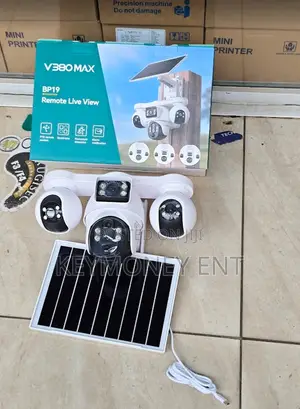 4 Lens 4g Simcard Solar Powered PTZ Camera