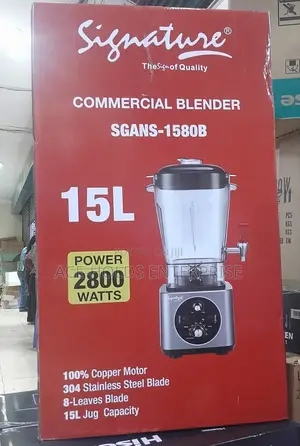 15 Litres Signature Commercial Blender - 2800watts Stainless Steel