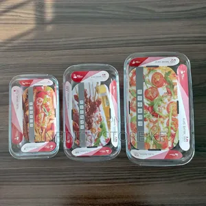 Rectangular Oven Glass Tray/3 PCS Oven Glass Tray