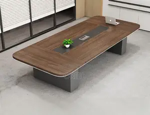 Office Conference Room Table : 2400mm Boardroom Table