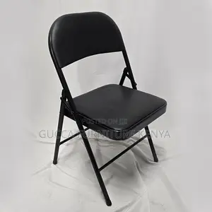 Black Foldable Padded Office Study Chair
