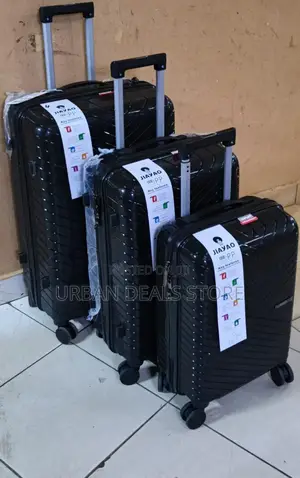 3 in 1 Unbreakable Suite Case With Zipper Closure Flame