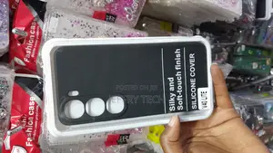 Seqa Vivo V40 Lite 5g/4g Liquid Silicone Case With Cloth Linning