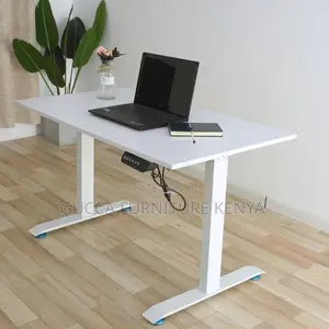 1200mm White Motorized Electric Office Desk