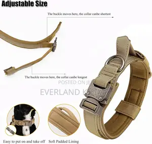 Strong Tactical Dog Collar –Perfect for Active Dogs
