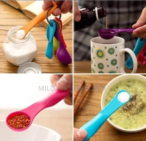 *5pcs Colourful Measuring/Seasoning Spoons Set
