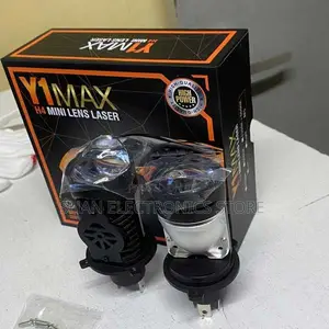 Universal Y1 Lens Headlights H4 Hi/Lo Beam Projector Headlight