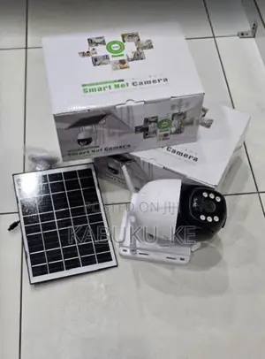 4g Solar Camera With Sim Card Slot 1080p Ptz With Audio + Video Colred