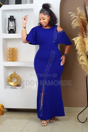 Black Blue Event Bodycon Dress