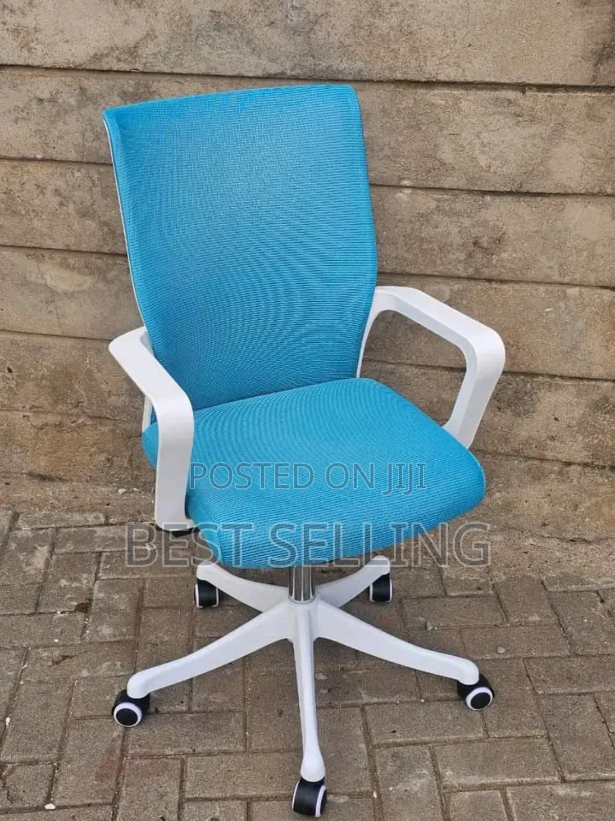 Blue White Office Chair