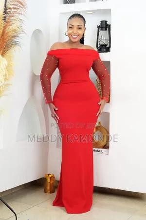 Red Bodycon Wedding Dress