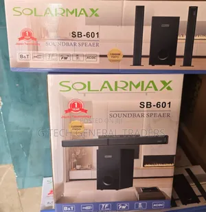 2.1ch Solarmax Sb-601 Soundbar Multimedia Speaker System Woofer