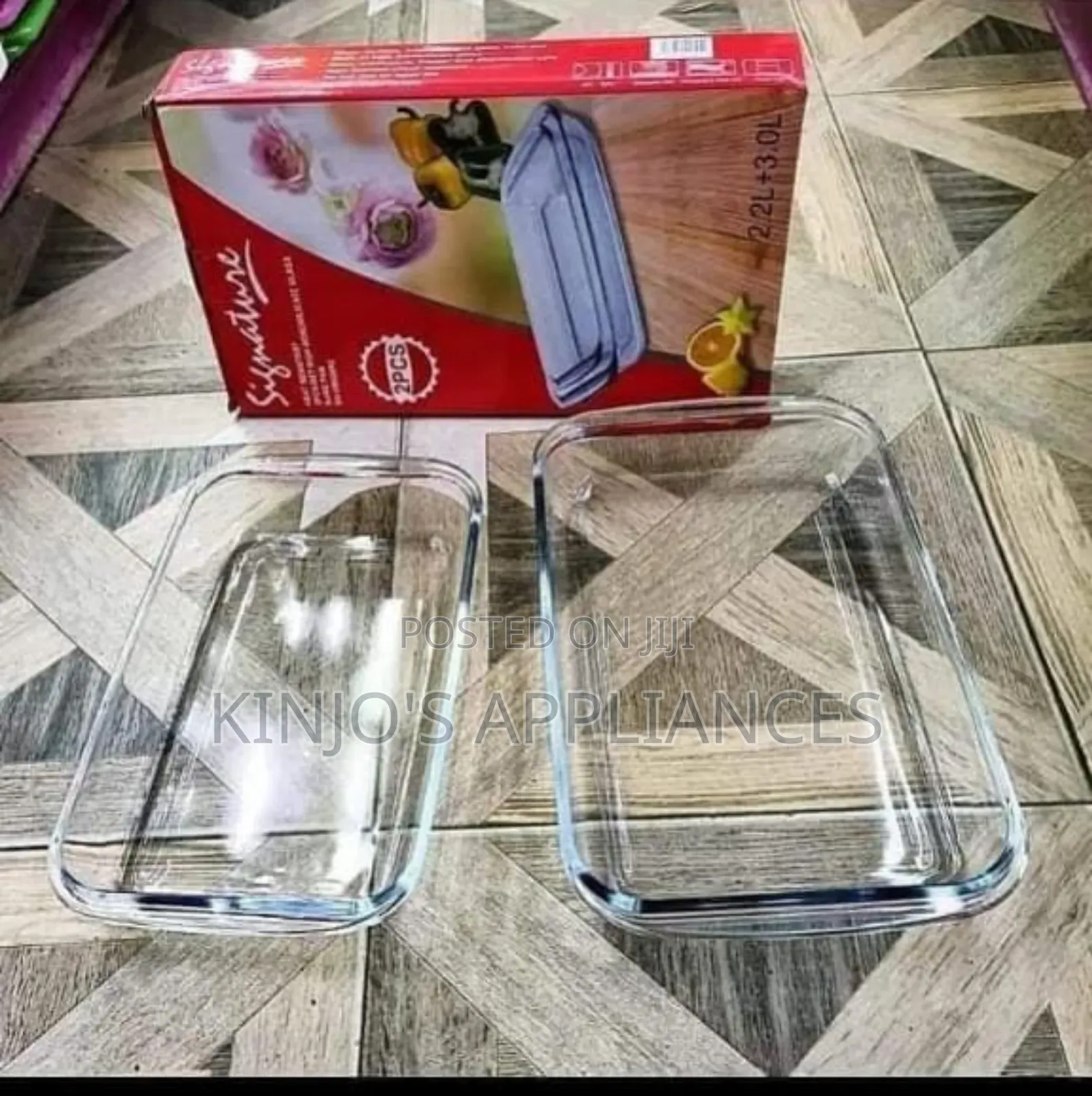 2 Pc Baking Tin Square