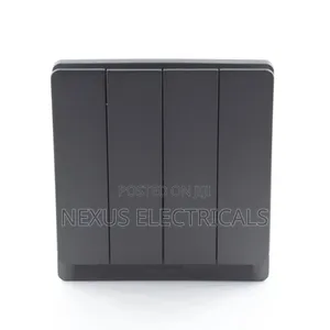 Vip 4 Gang 2 Way Switch Black
