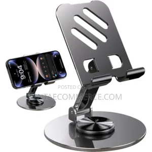 Adjustable Metallic Desktop Phone Tablet Stand Holder