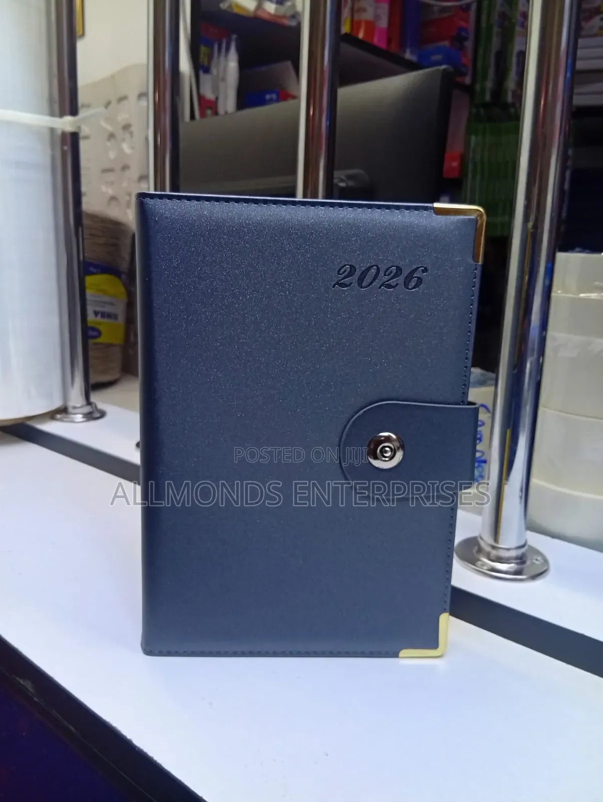 A5 Diary 2026- A Shiny Black Cover