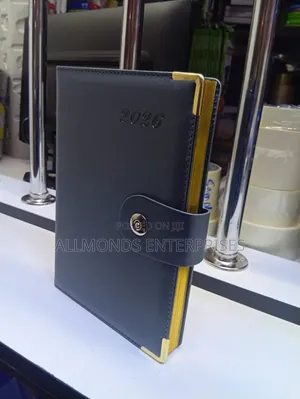 A5 Diary 2026- A Shiny Black Cover