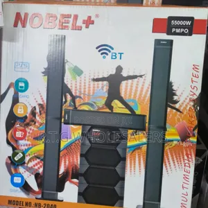 Nobel Nb2040 Tall Boy Speakers 55000w Bt Home Theatre