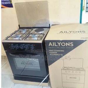 60*60 Ailyons 3+1 Gas Cooker – Efficient Cooking Solution