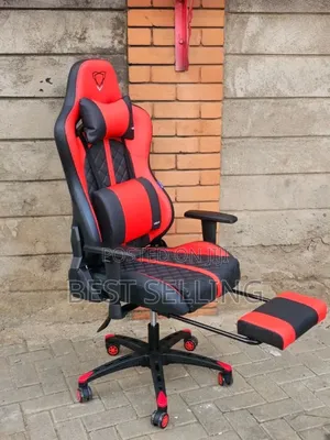 Reclining Red Adjustable Gaming Chair