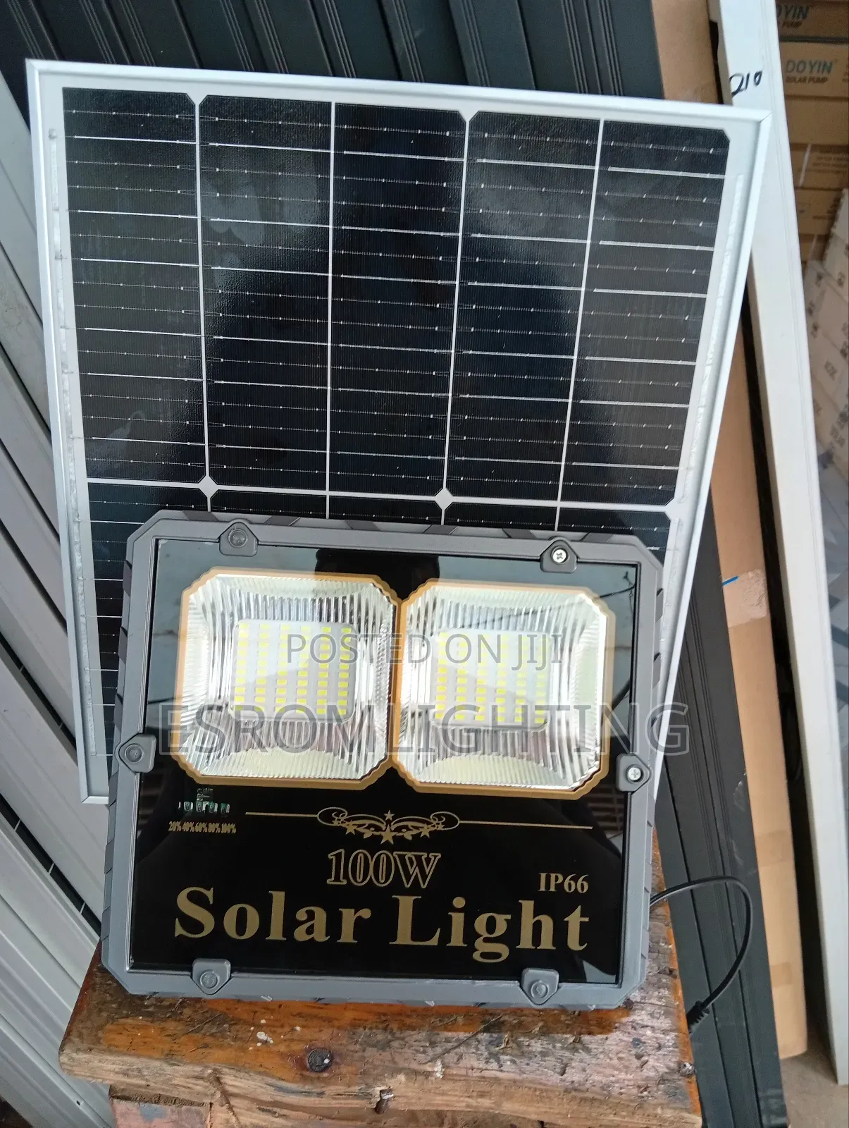Ultra Bright 100w Solar Flood Light – Ip66 Waterproof