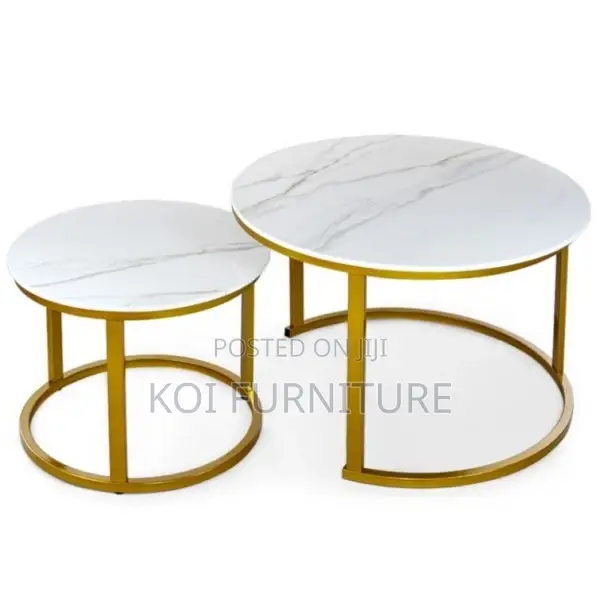 Coffee Table : Modern Round Nesting Coffee Table