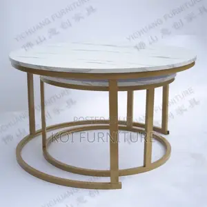 Coffee Table : Modern Round Nesting Coffee Table
