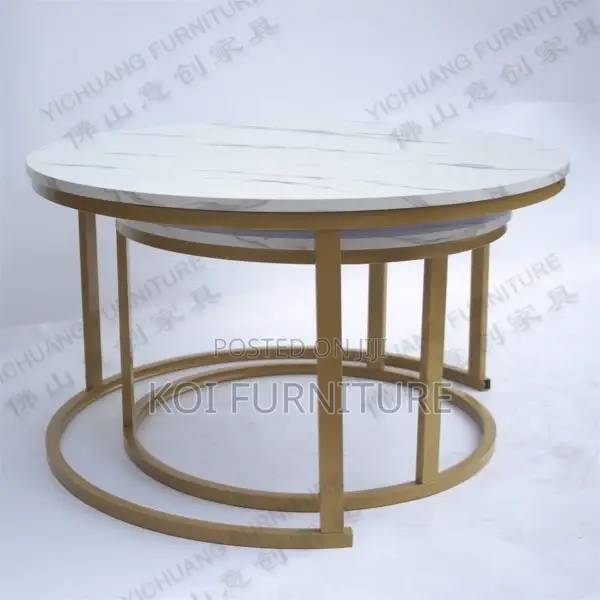 Coffee Table : Modern Round Nesting Coffee Table