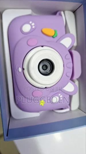 Purple Rabbit-Shaped Digital Camera .
