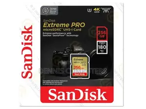 Sandisk Extreme Pro Micro Sd 180mb/S 256gb