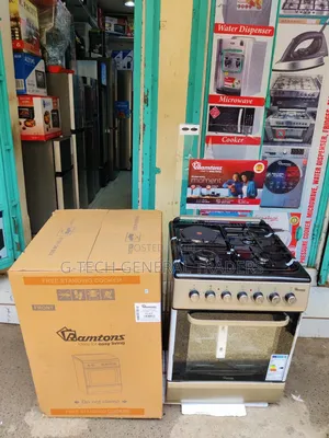 Ramtons 3gas+1hotplate 60*60 Standing Cooker/Electric Oven