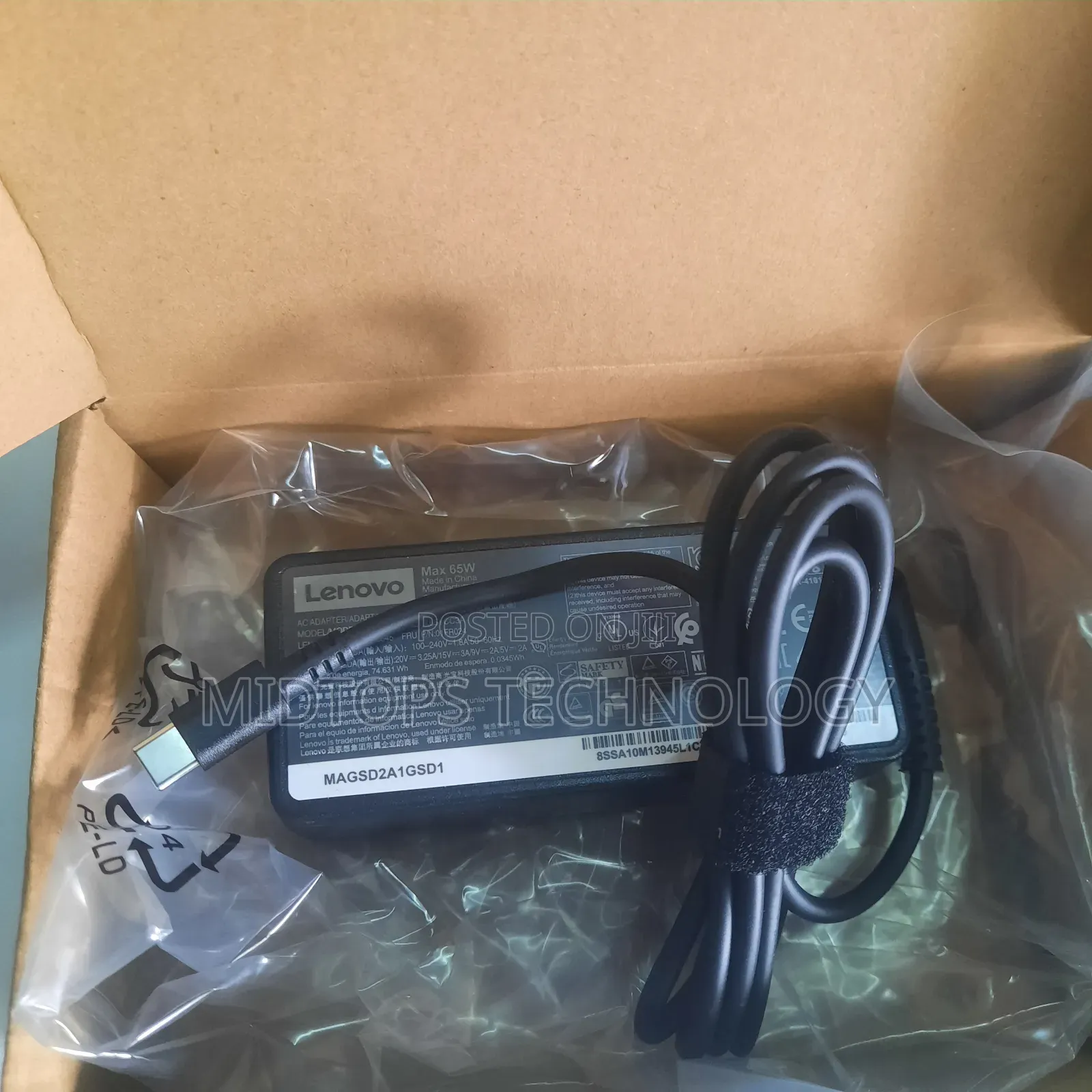 Lenovo Type C Charger Adapter