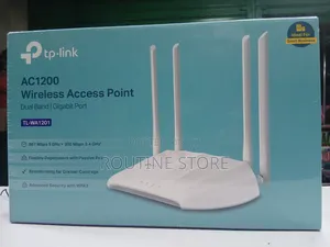 Tplink Router Access Point Ac1200 Dual Band Gigabit Port Tl-Wa1201