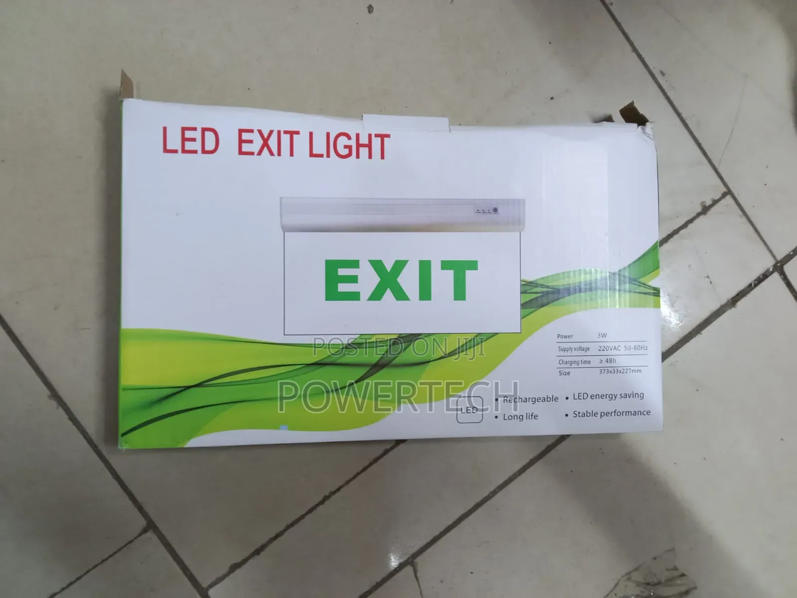 Fire Exit Sign With Led