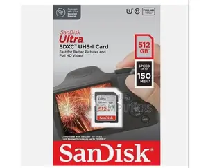 Sandisk Ultra Sd Card 150mb/S 512gb
