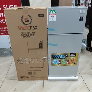 Smartpro 95litres Double Door Fridge