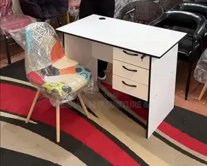 Study Office Desk and Patch Work Eames Chair