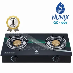 Nunix 2burner Glass Top Cooker