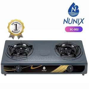 Nunix 2burner Metallic Table Top Cooker