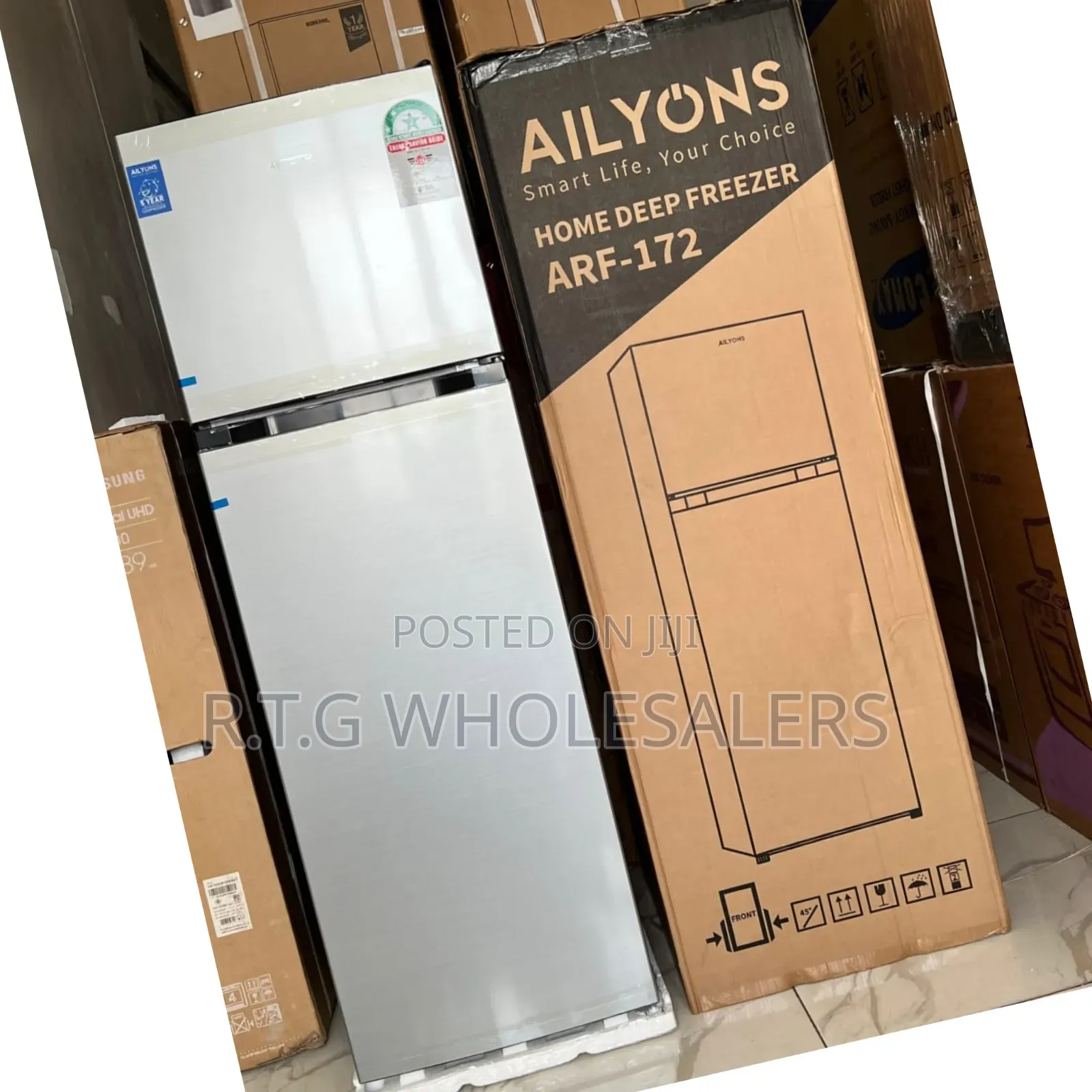 Compact Ailyons Single Door Fridge With Top Freezer