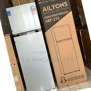 Compact Ailyons Double Door Fridge With Top Freezer