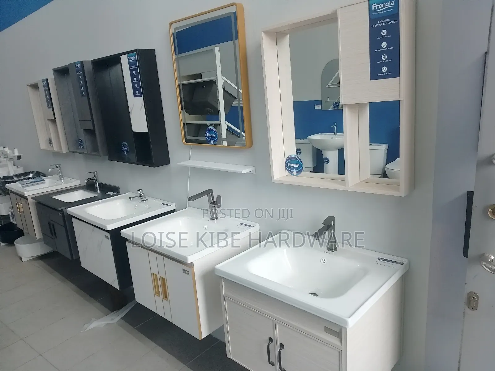 White Vanity Cabinet Available