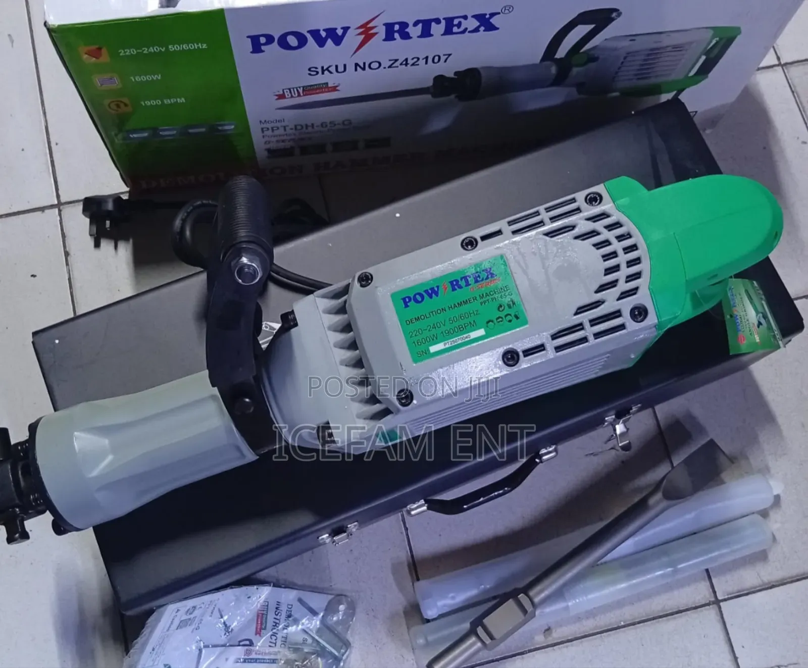 Powertex Demolition Hammer/1600w Demolition Hammer Drill