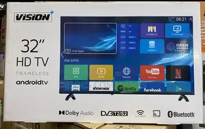 Tv Vision+32 Inch Smart Android (Dobly Audio)