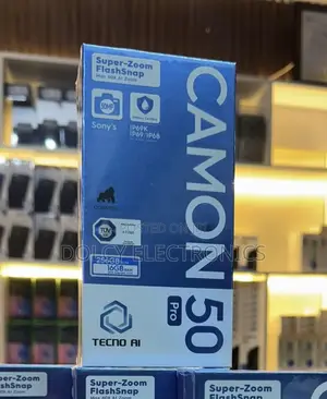 New Tecno Camon 50 Pro 256 GB Black