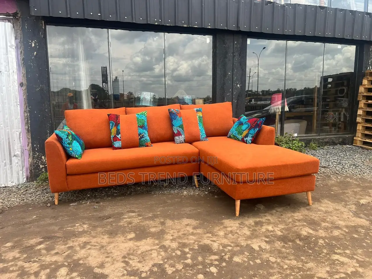 Original Lovely 6 Seater L Sofa