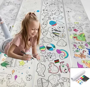 3m Kids Coloring Roll - Diy Drawing Paper for Toddlers Gifts