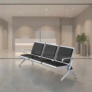 3-link Heavy Duty Reception Waiting Office Bench