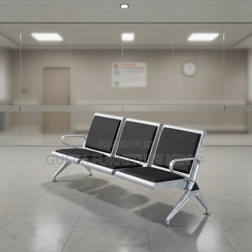 3-link Heavy Duty Reception Waiting Office Bench